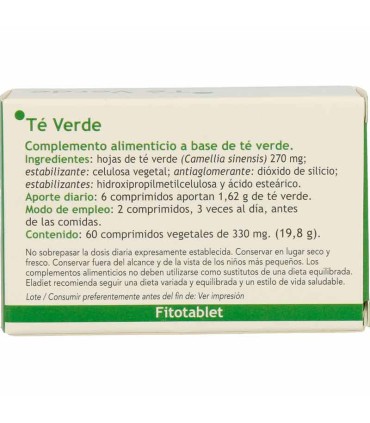 te verde eladiet 60 comprimidos