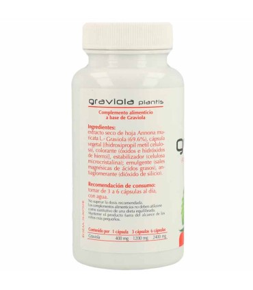 graviola plantis 90 capsulas 400 mg