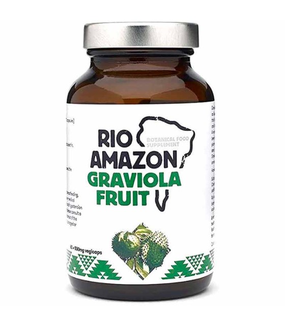 rio amazon graviola fruit 120 capsulas 500 mg