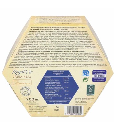 royal vit jalea real bal san forte 20 viales