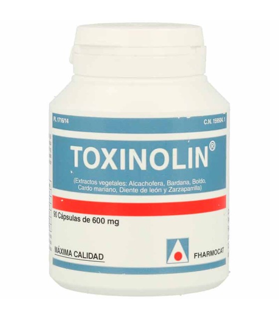 toxinolin fharmocat 90 capsulas 600 mg