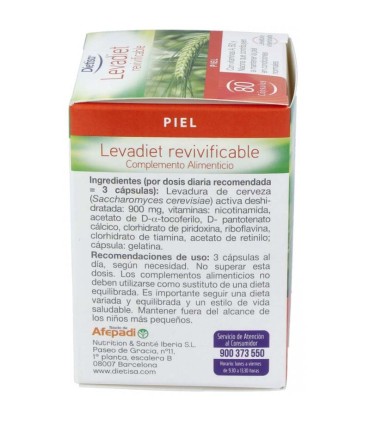 levadiet revivificable dietisa 80 comprimidos