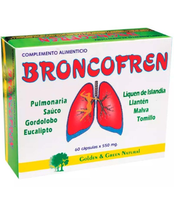 broncofren golden & greeen 60 capsulas