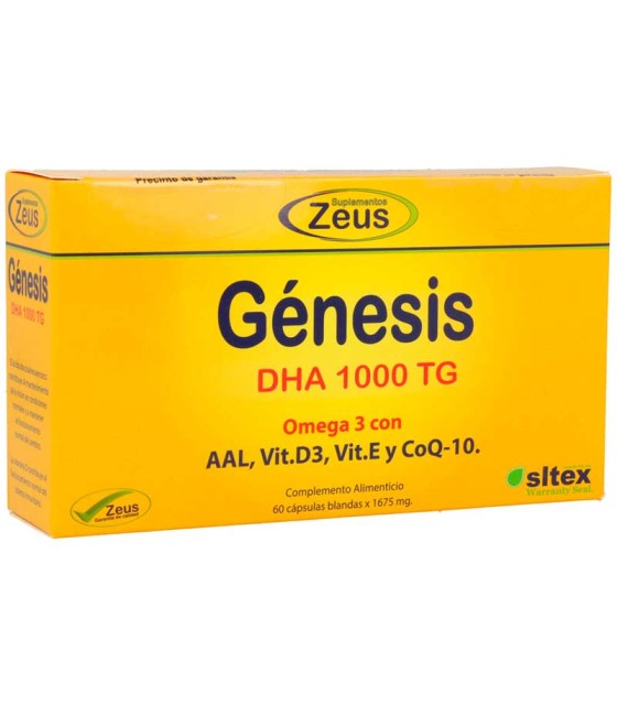 genesis dha 1000 tg zeus 60 capsulas