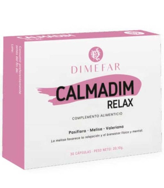 caldamin relax dimefar 30 capsulas