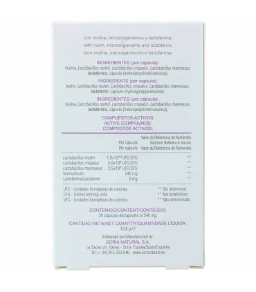 probicand soria natural 20 capsulas 540 mg