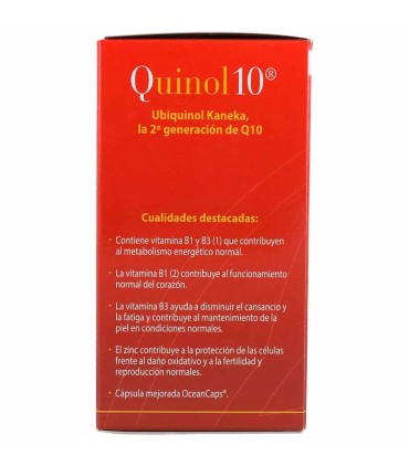 quinol 10 100 natural 90 perlas