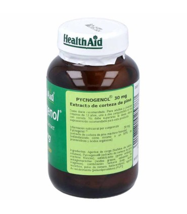 pycnogenol health aid 30 mg 30 tabletas