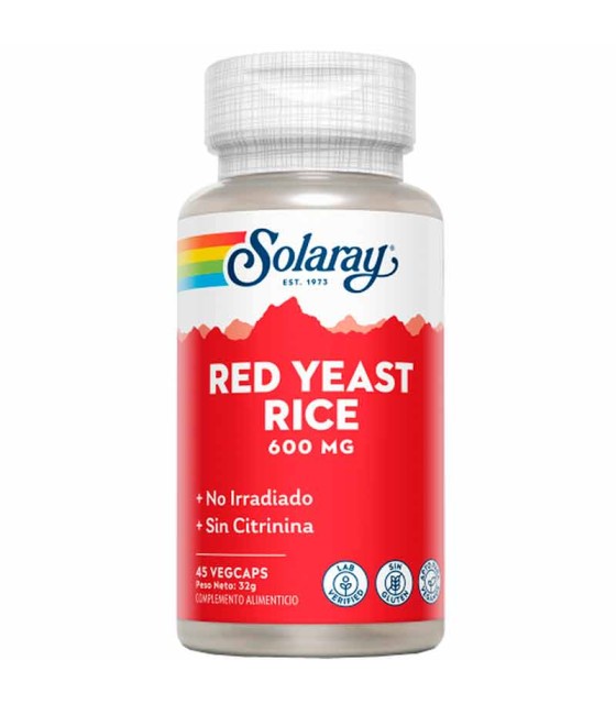 red yeast rice solaray 600 mg 45 capsulas