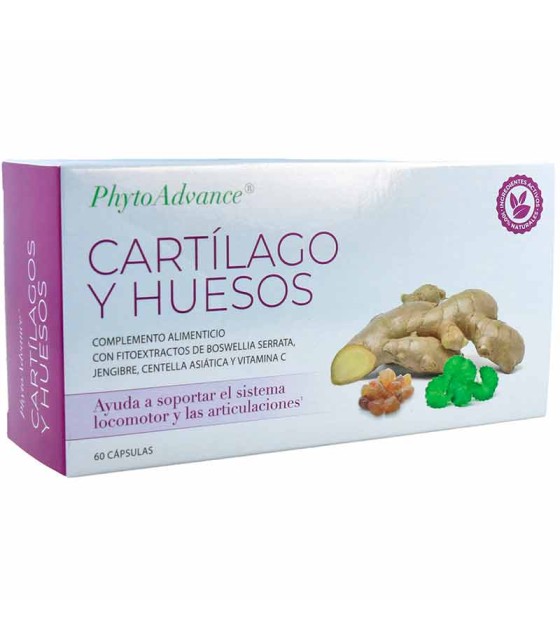 cartilago y huesos phyto advance 60 capsulas