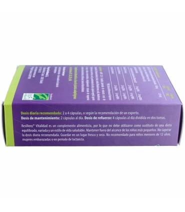 resiliens vitalidad 100 natural 60 capsulas
