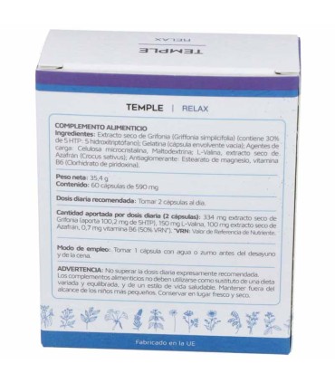 temple relax mahen 60 comprimidos