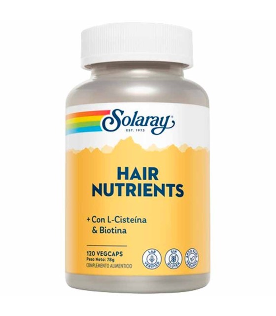 hair nutrients solaray 120 capsulas