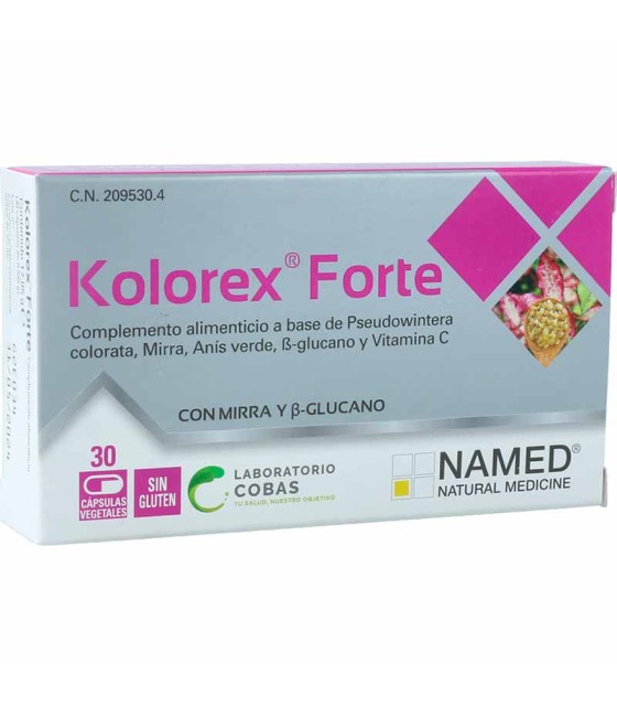 kolorex forte named 30 capsulas