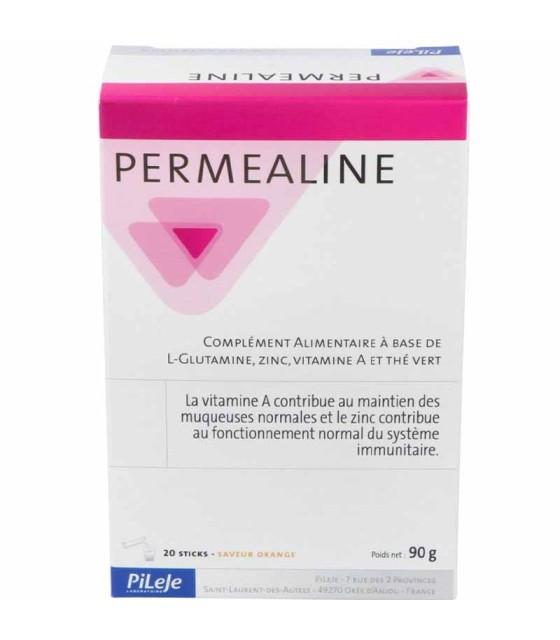 permealine pileje 20 sticks sabor naranja