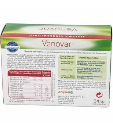 venovar dietisa 60 capsulas