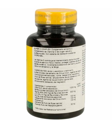 super c complex natures plus 60 comprimidos