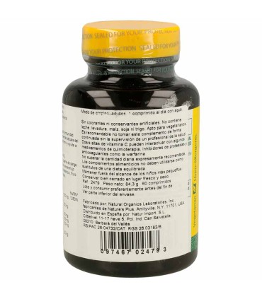 super c complex natures plus 60 capsulas