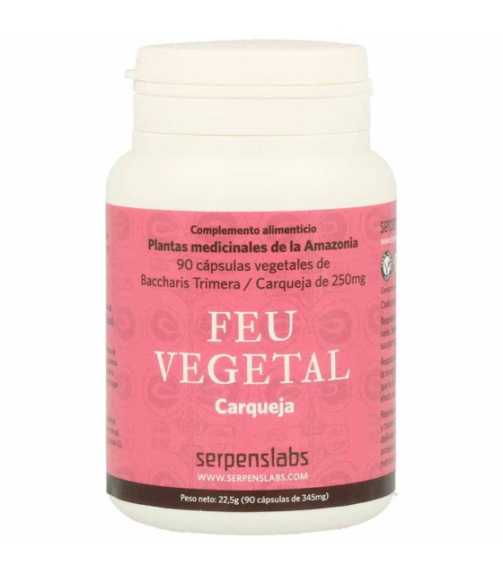 feu vegetal carqueja serpenslabs 90 capsulas