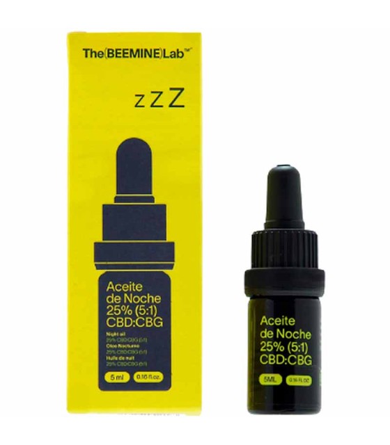 aceite de noche cbd cbg the beemine lab 5 ml