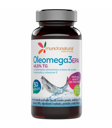 oleomega 3 epa mundonatural 30 perlas