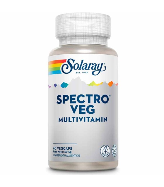 Spectro Veg Multimitaminas solaray 60 Cápsulas