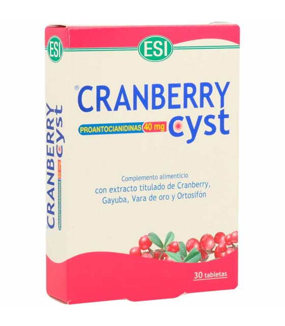 cranberry cyst esi 30 tabletas