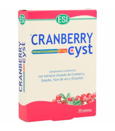 cranberry cyst esi 30 tabletas