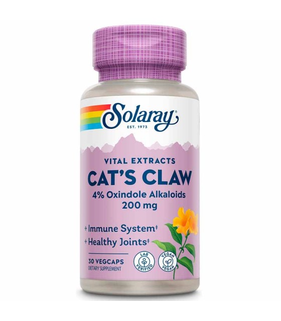 uña de gato solaray 30 capsulas