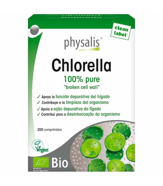 chlorella physalis 200 comprimidos