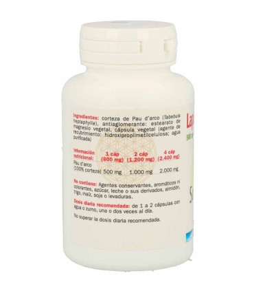 lapacho pau d archo sura vitasan 100 capsulas
