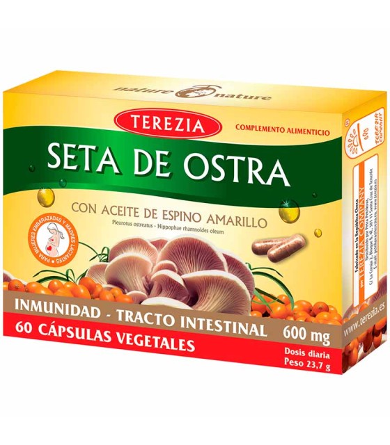 seta de ostra con aceite de espino amarillo terezzia 600 mg 60 capsulas