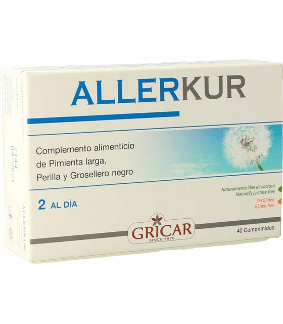 allerkur gricar 40 comprimidos