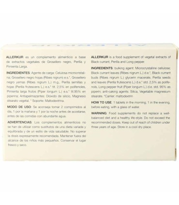 allerkur gricar 40 comprimidos