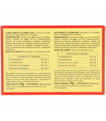 memorandum fosfatidilserina 45 capsulas