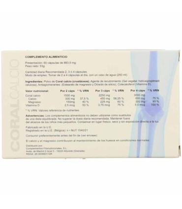 coral calcio sango cfn 60 capsulas