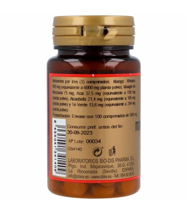 mango africano complex obire 200 mg 100 comprimidos