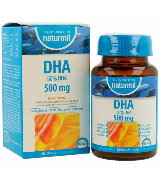 dha naturmil 500 mg 60 capsulas