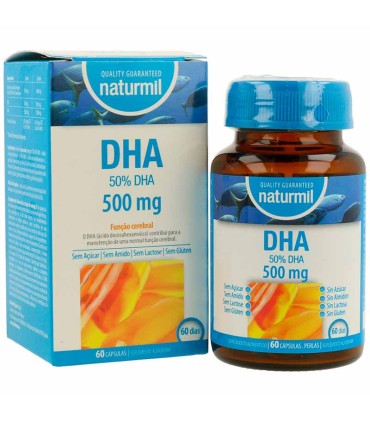 dha naturmil 500 mg 60 capsulas