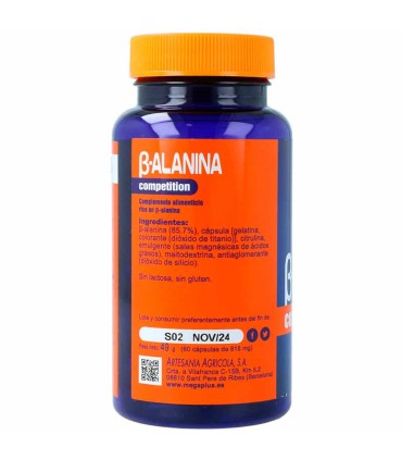 b alanina competition mega plus 60 capsulas 600 mg