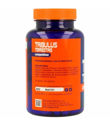 tribulus terrestris competition mega plus 120 capsulas