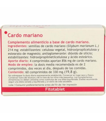cardo mariano eladiet 60 comprimidos