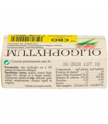 oligophytum cromo holistica 100 comprimidos
