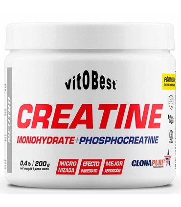 creatina clonapure vitobest 200 gr neutro