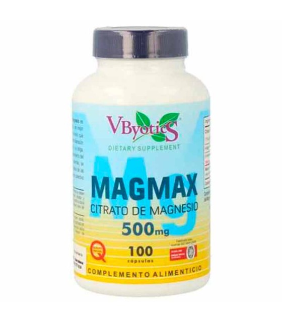 magmax citrato de magnesio vbyotics 500 mg 100 comprimidos