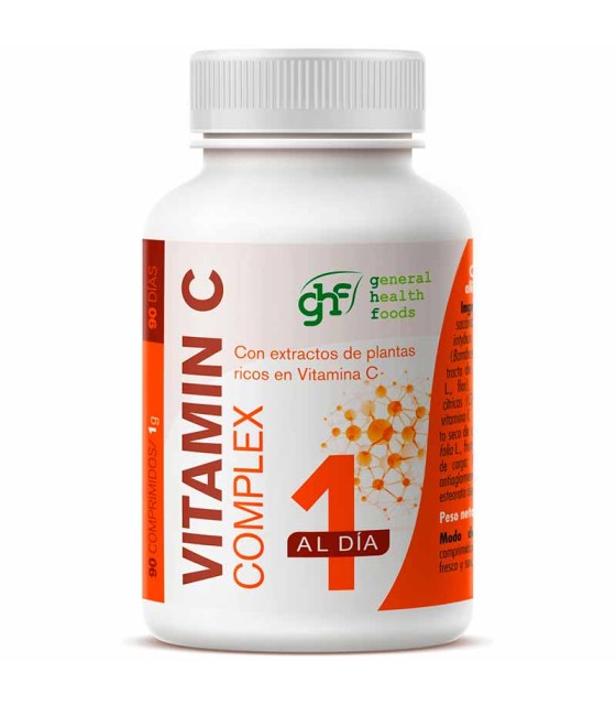 vitamina c complex ghf 90 comprimidos 1 gr