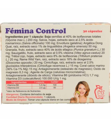 femina control dis 30 capsulas