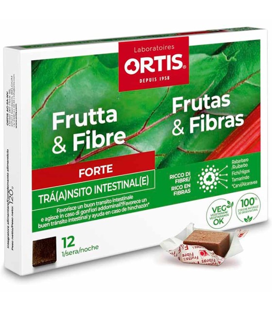 frutas y fibras forte ortis 12 cubos