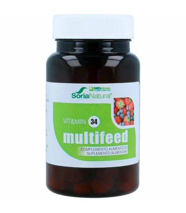 vit&min 34 multifeed soria natural 30 comprimidos