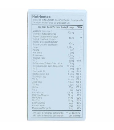 vit&min 34 multifeed soria natural 30 capsulas